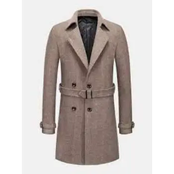 Regular Men Long Coat 